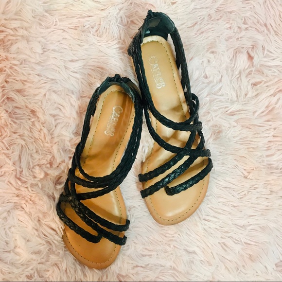 carlos by carlos santana amara braided flat sandals